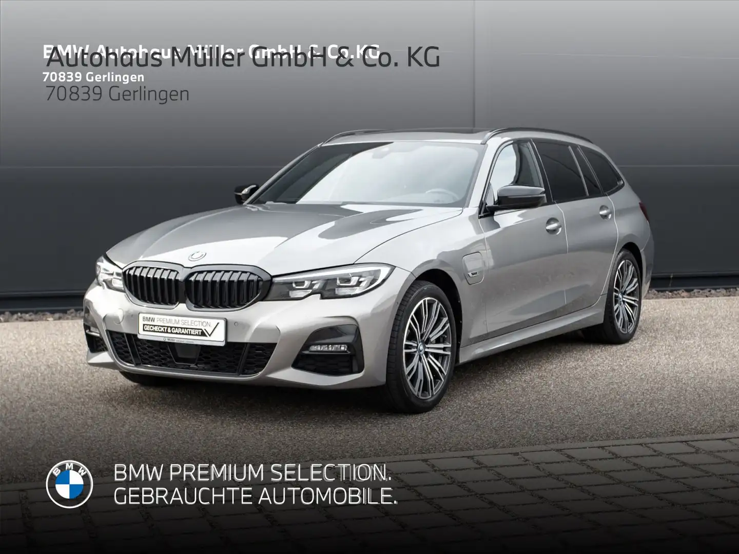 BMW 330 e A Tour. M Sportpaket AHK GSD ACC Kamera 1VB Navi Grau - 1