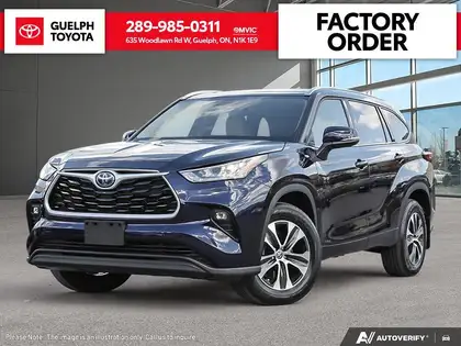 Blue 2026 Toyota Highlander Hybrid SUV / Crossover All-Wheel Drive Automatic