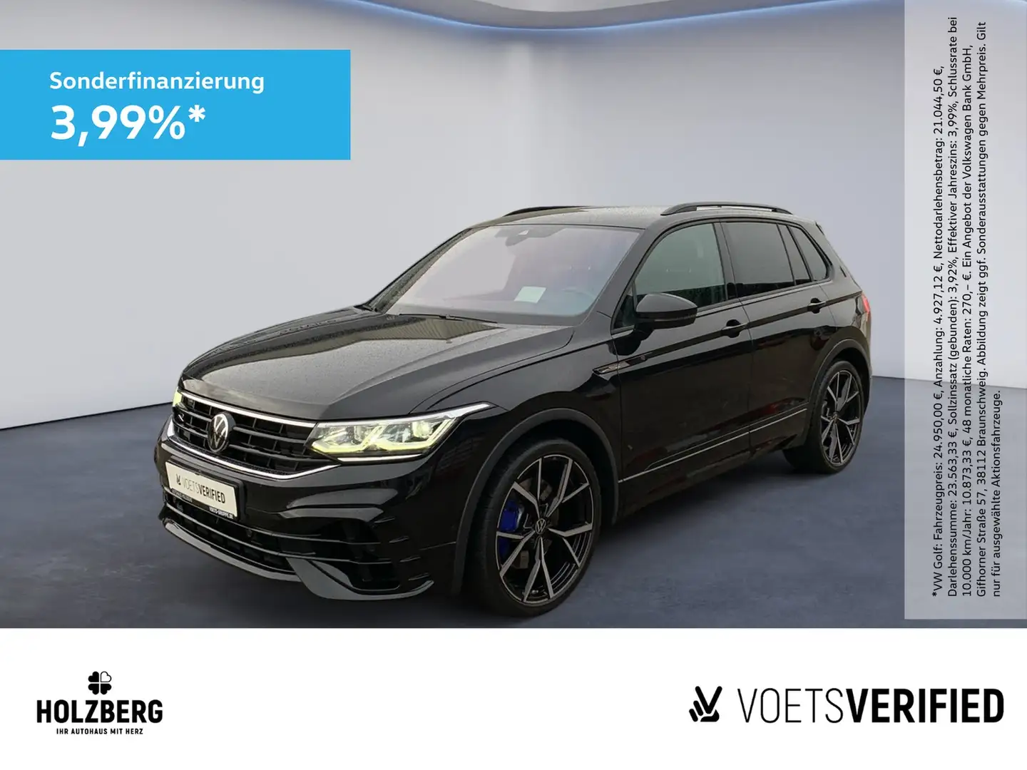 Volkswagen Tiguan 2.0 TSI R 4Motion MATRIX+AHK+LEDER+HUD Schwarz - 1