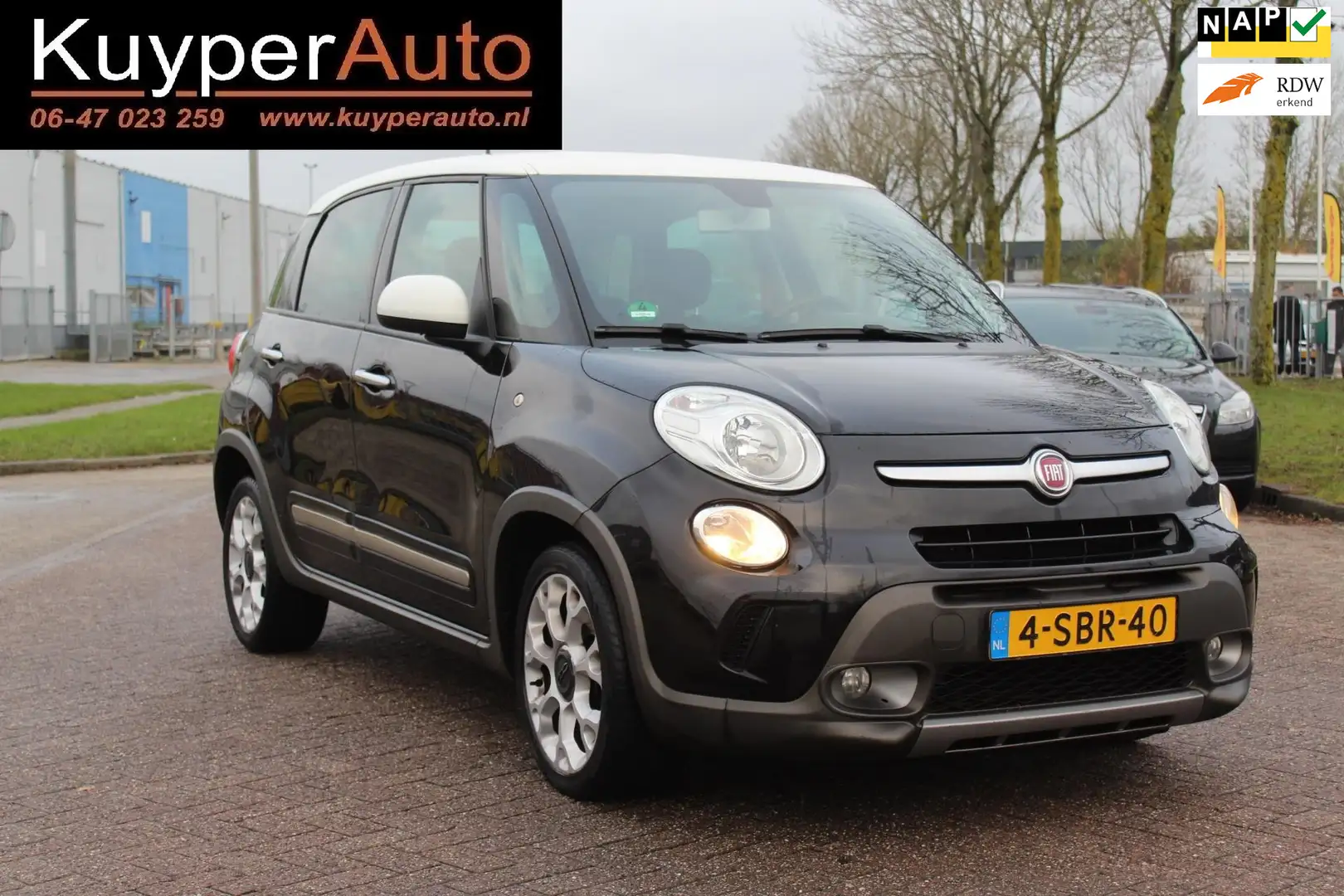 Fiat 500L 0.9 TwinAir Trekking Zwart - 1