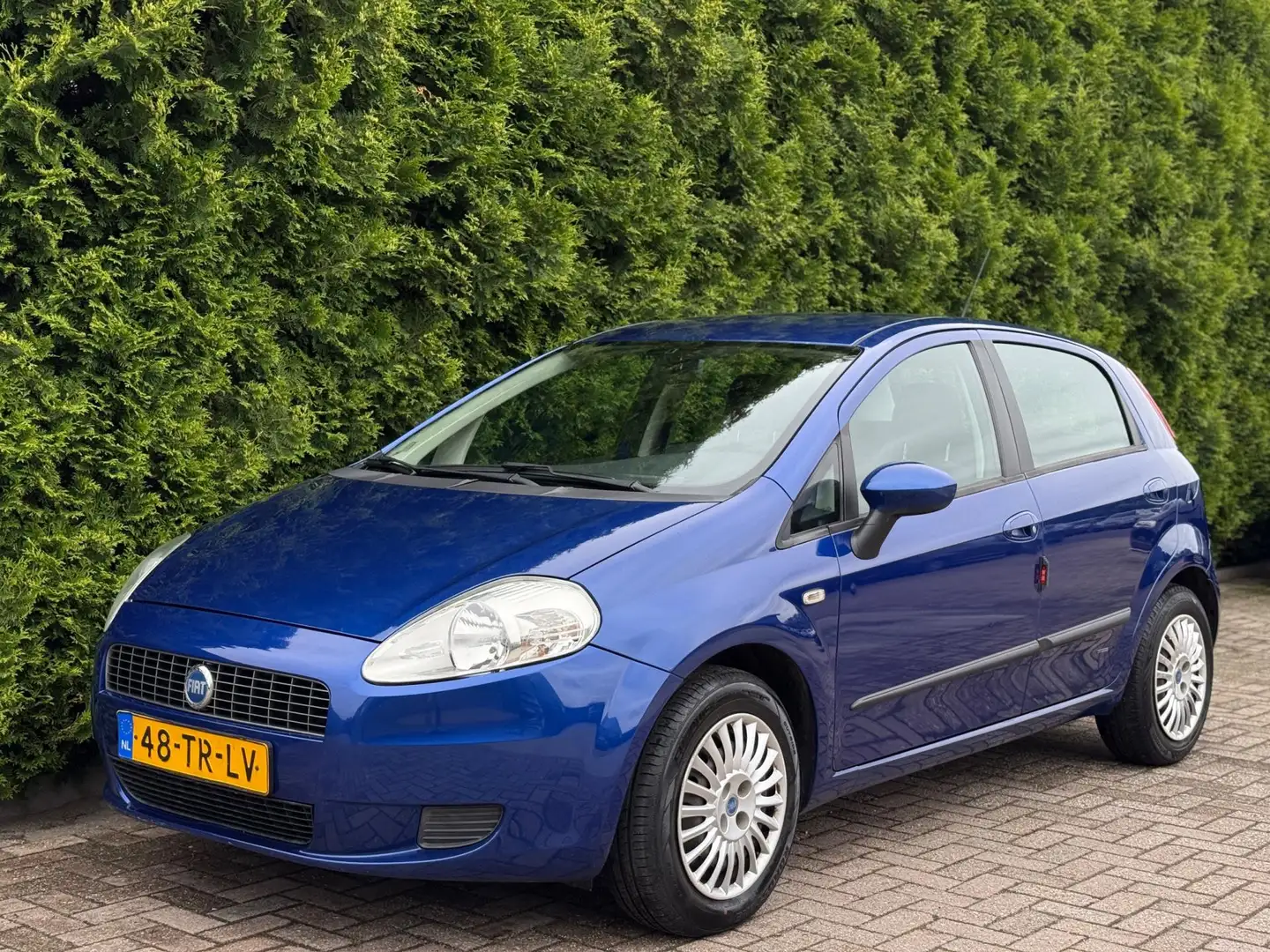 Fiat Grande Punto 1.4-16V Dynamic Airco Blauw - 1