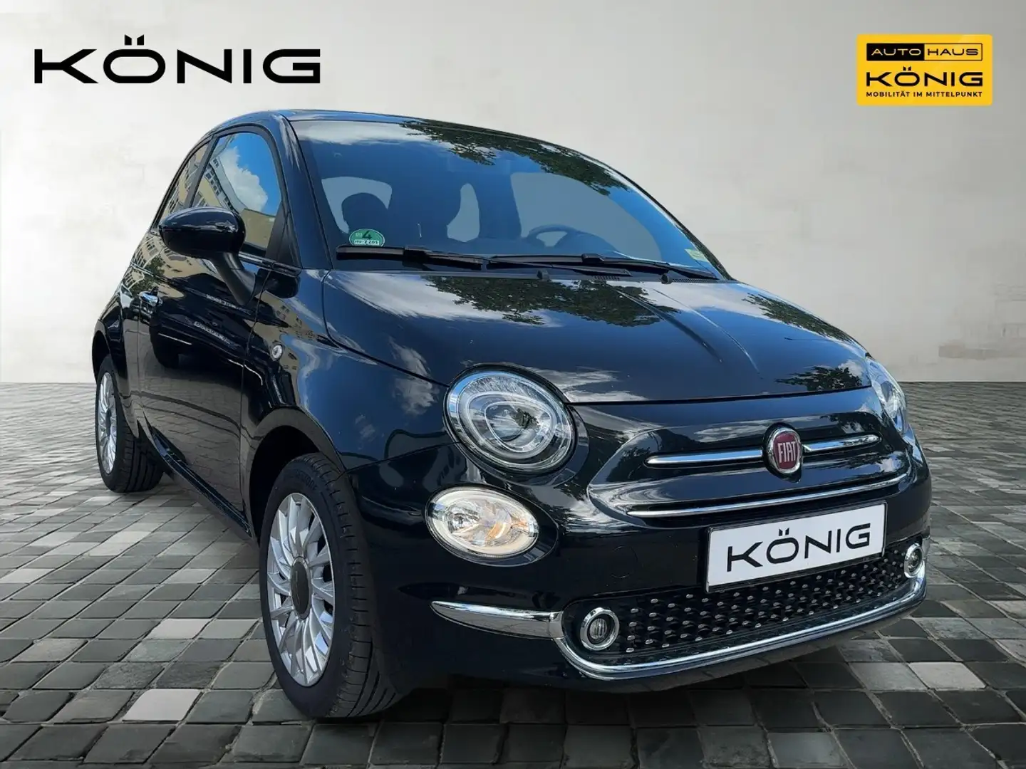 Fiat 500 1.0 GSE Hybrid DOLCEVITA - Klima*Panorama Zwart - 2