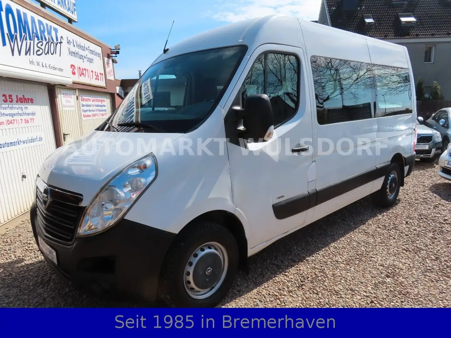 Opel Movano B-Kombi HKb L2H2 ,9-Sitze,Klima ,Navi, Alb - 1