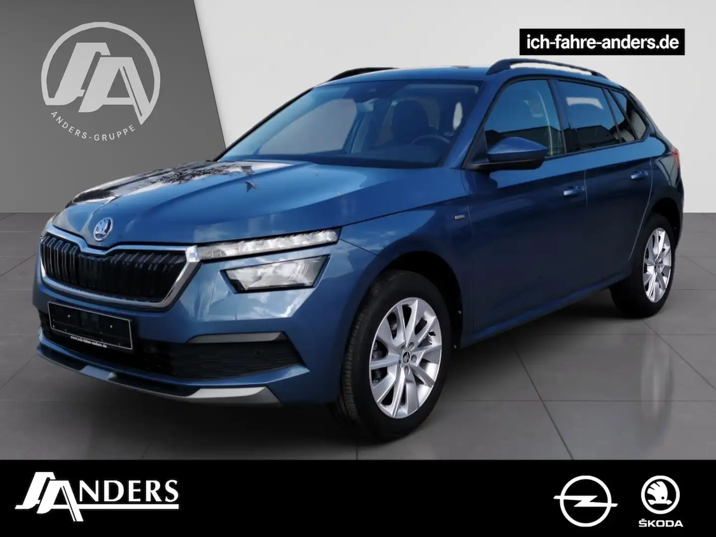 Skoda Kamiq Clever 1.5 TSI DSG +SHZ+AHK+SpurH+LED+AUT Blu/Azzurro - 1