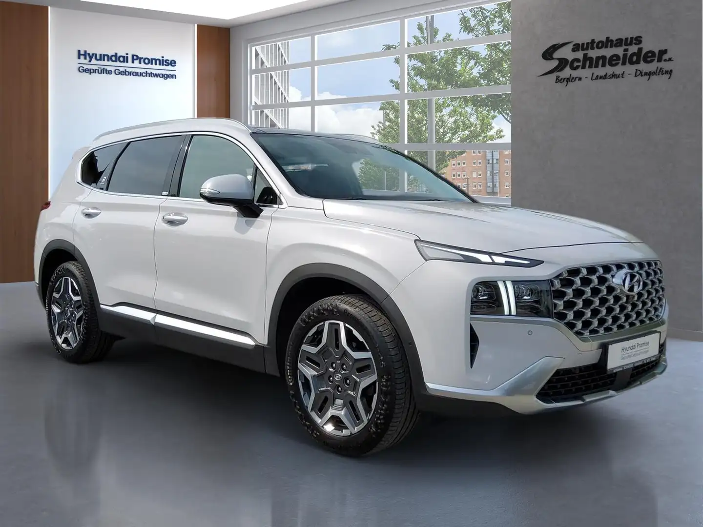 Hyundai SANTA FE 1.6 TGDi HEV SEVEN 4WD PRIME HuD/PANO/EHK/KRELL White - 2