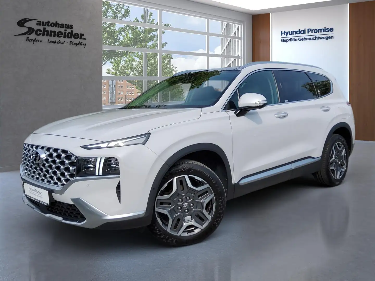 Hyundai SANTA FE 1.6 TGDi HEV SEVEN 4WD PRIME HuD/PANO/EHK/KRELL White - 1