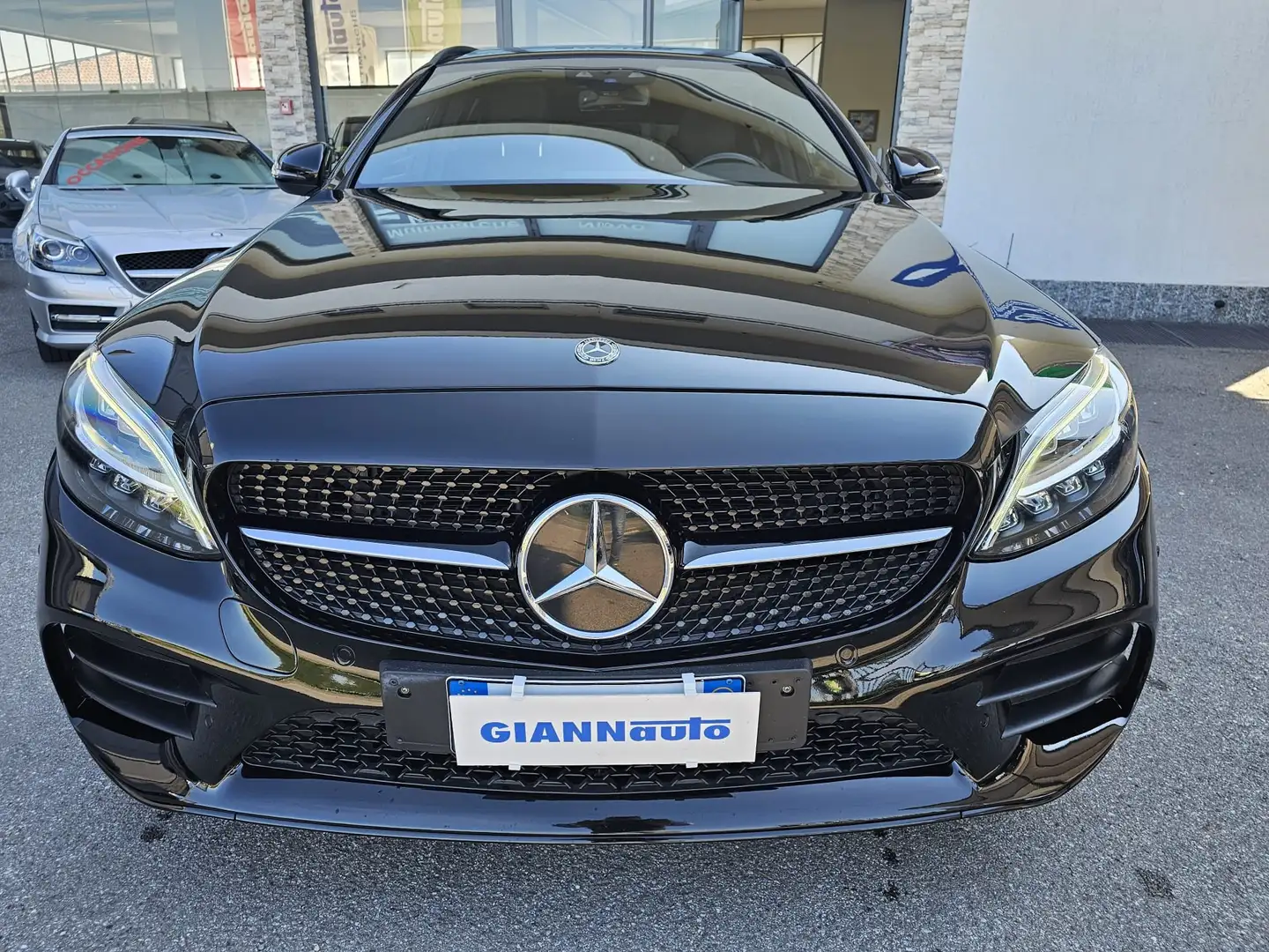 Mercedes-Benz C 220 d SW Premium AMG**TETTO APRIBILE-PACK NIGHT** Nero - 2