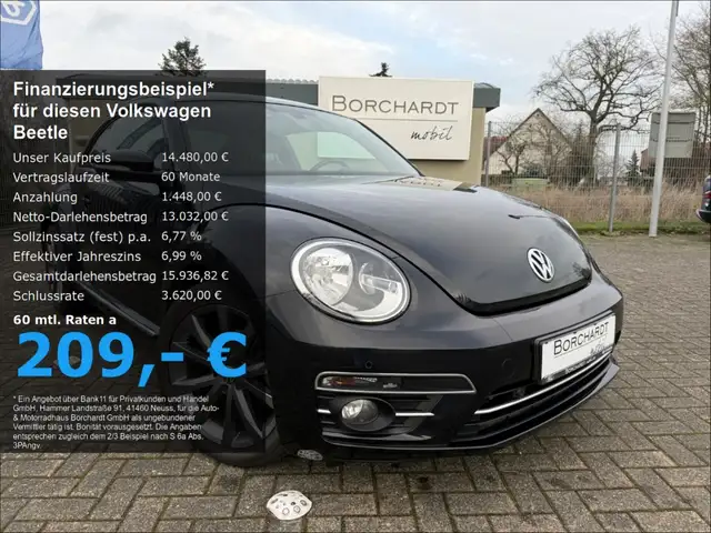 Volkswagen Beetle *Allstar*8-Fach*Navigationssystem*SHZ*Kamera*Schwa