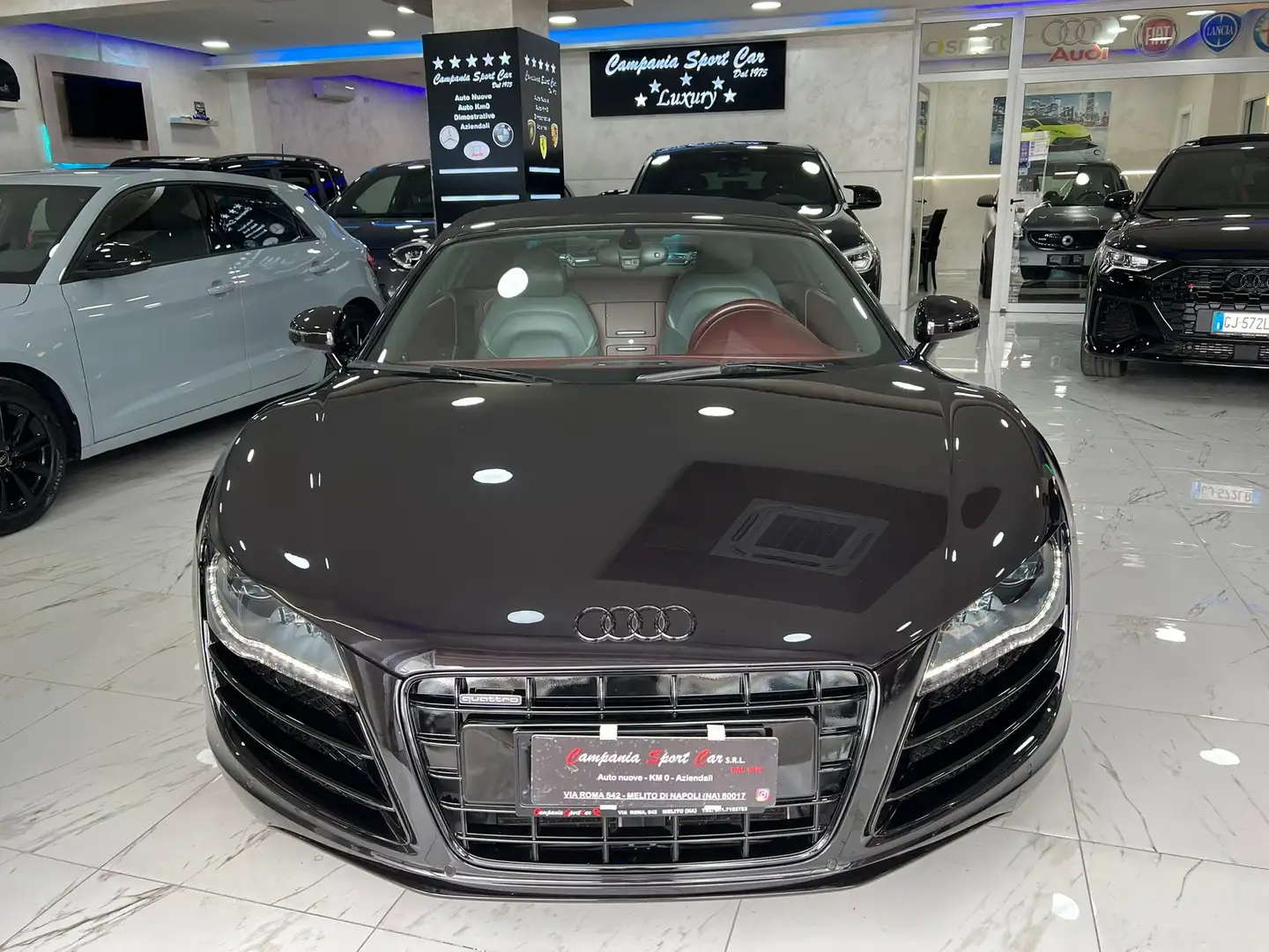 Audi R8 5.2 V10FSI 525CV QUATTRO R-TRONIC CABRIO BLACKLINE Negro - 2