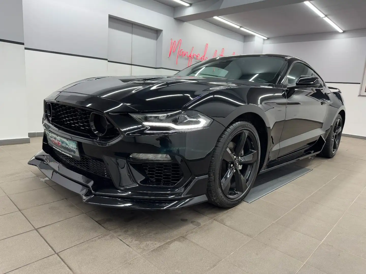 Ford Mustang 2.3 Eco Premium/Digi-Tacho/Klappenauspuf Zwart - 1