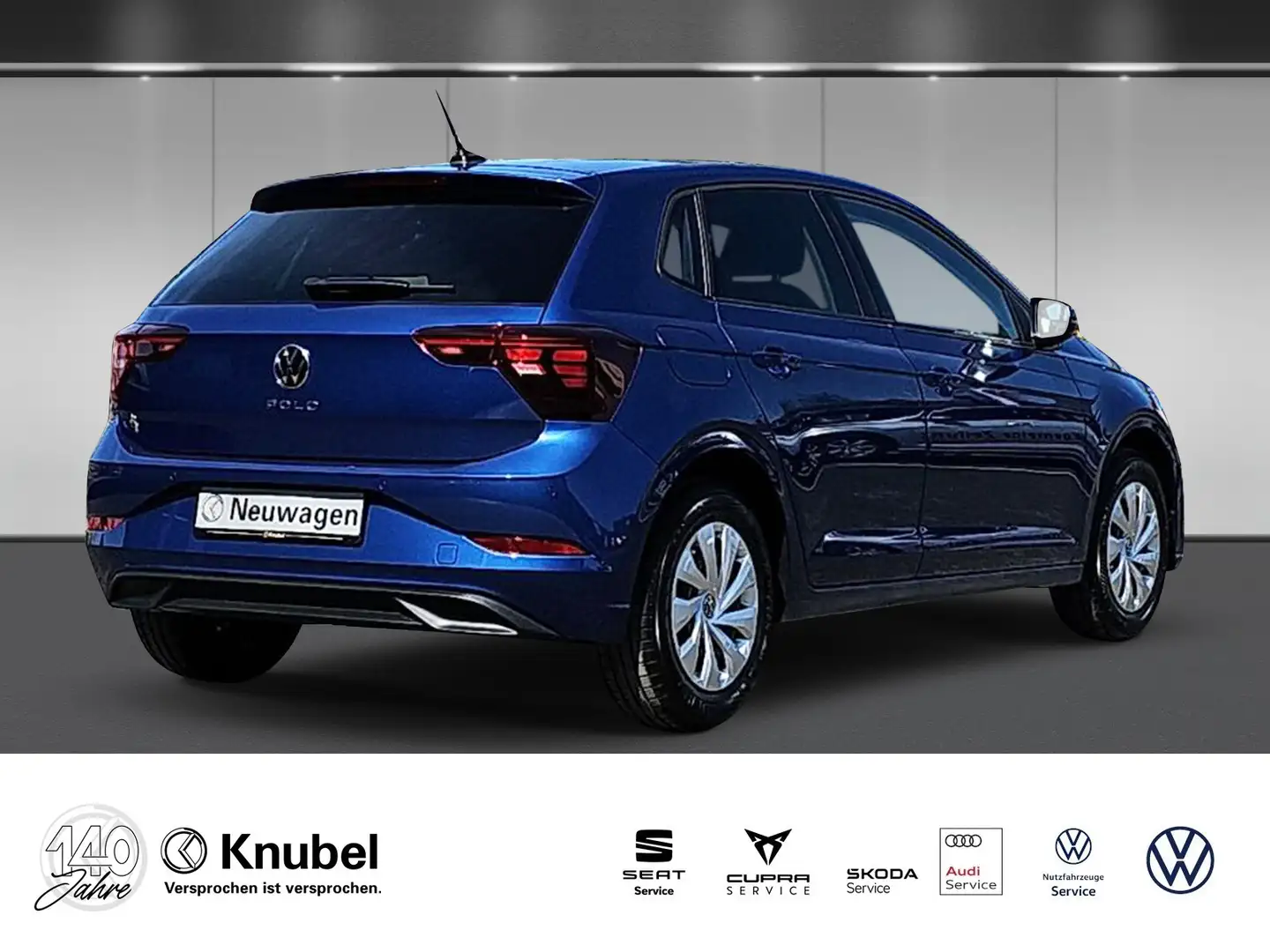 Volkswagen Polo Life 1.0 TSI LED Navi TavelAss. Dig.Cockpit Azul - 2