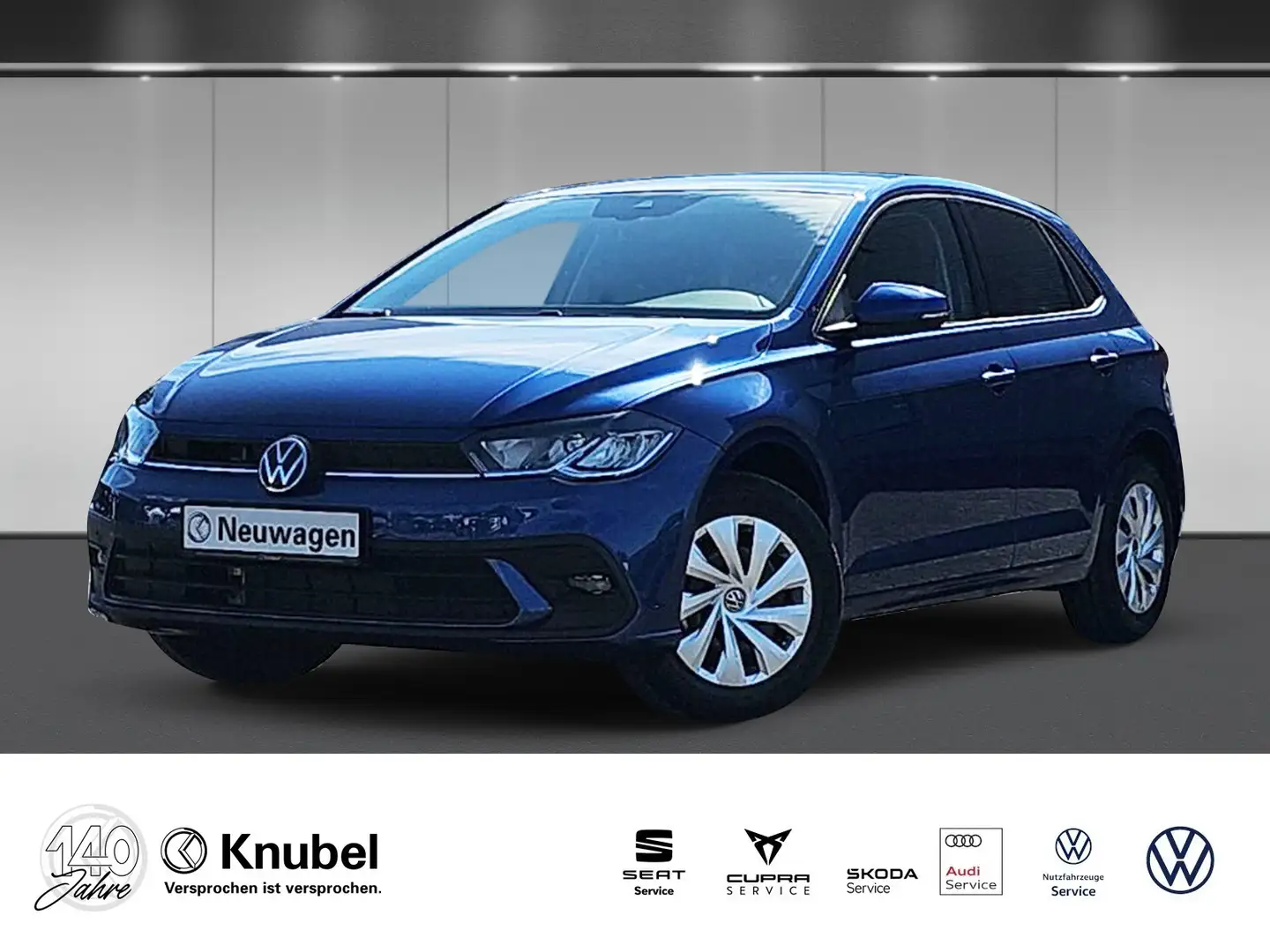 Volkswagen Polo Life 1.0 TSI LED Navi TavelAss. Dig.Cockpit Azul - 1