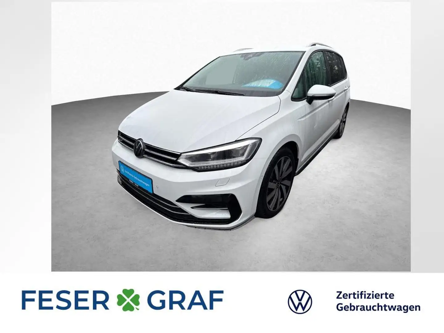 Volkswagen Touran 1.5 TSI R-LINE DSG KAM NAVI ACC LED Weiß - 1