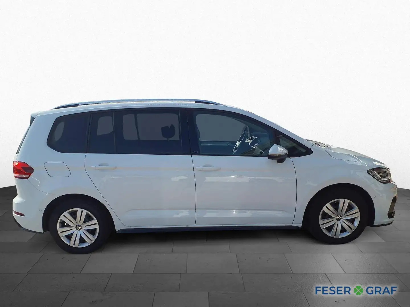 Volkswagen Touran 1.5 TSI R-LINE DSG KAM NAVI ACC LED Weiß - 2