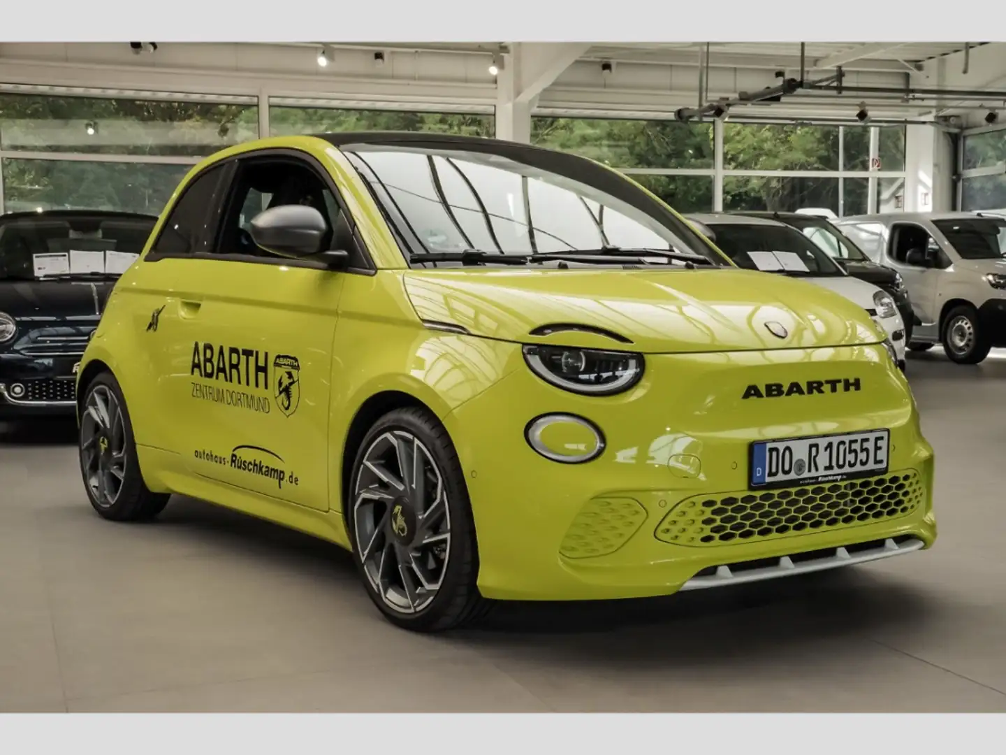 Abarth 500 -E RückKam PDC Voll-LED Navi dig.Fahrdisplay Amarillo - 2