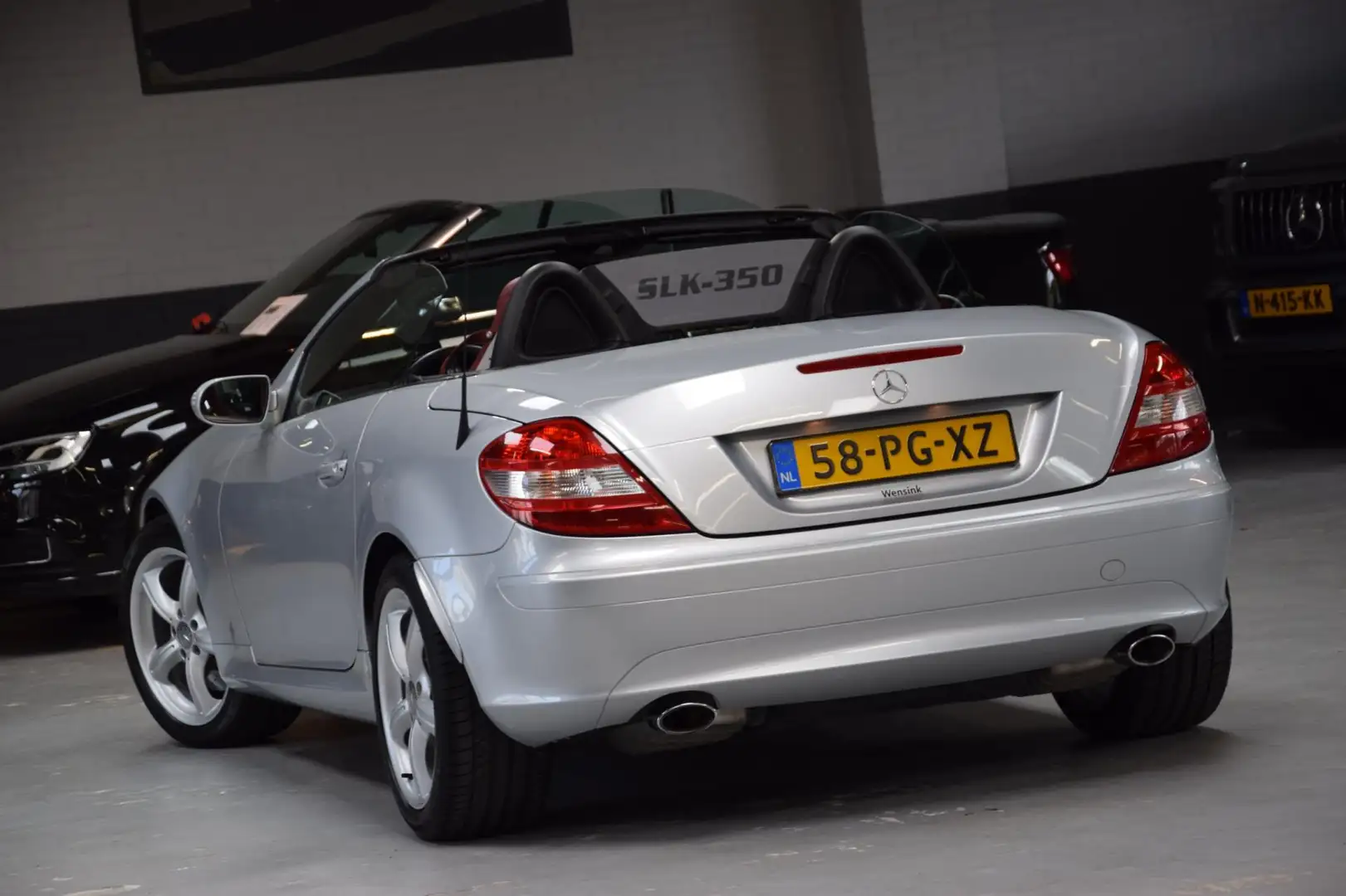 Mercedes-Benz SLK 350 V6 Navi|Org.NL|Airscarf|272pk!!| Grijs - 2