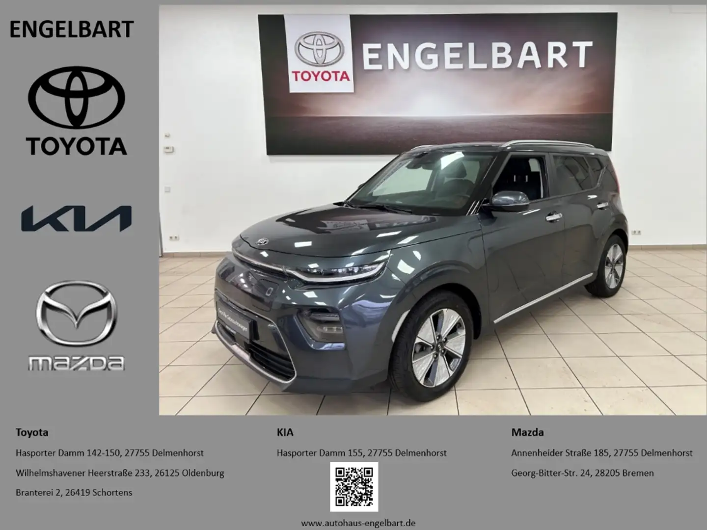 Kia Soul e-Soul Spirit Launch-Paket Technologie-Paket 39 kW Grigio - 1