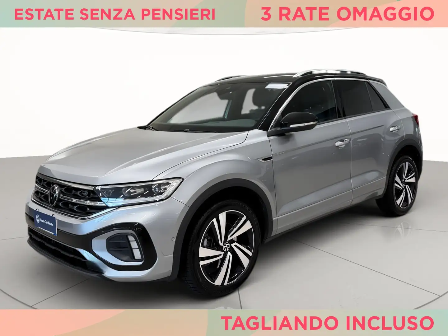 Volkswagen T-Roc 2.0 tdi r-line 150cv dsg Grigio - 1