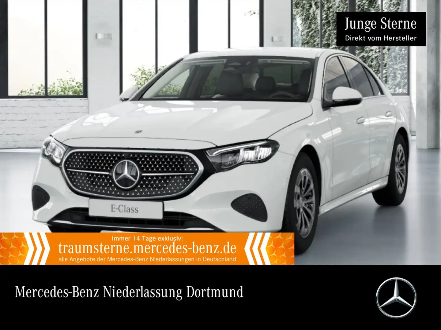 Mercedes-Benz E 220 d Avantgarde Distr. LED Kamera Spurhalt-Ass Weiß - 1
