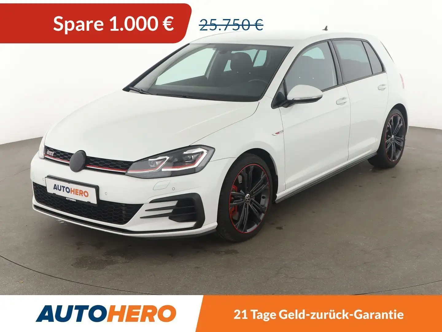 Volkswagen Golf GTI 2.0 TSI GTI Performance BM Aut.*NAV*LED*ACC*ACC*SH Blanc - 1