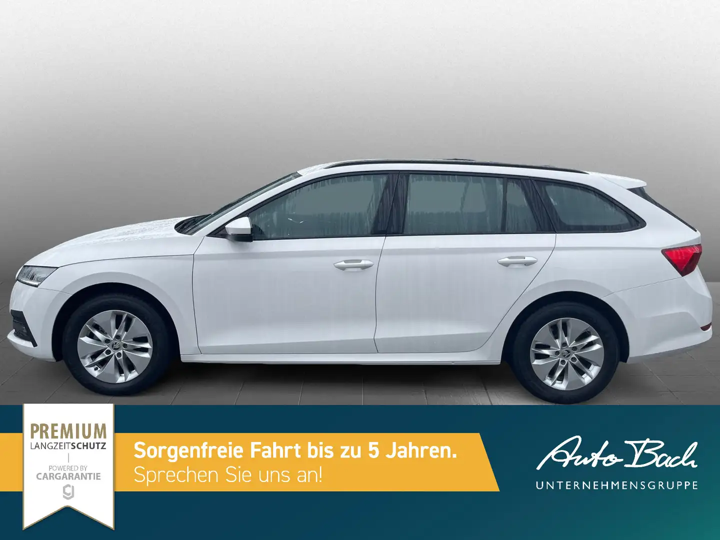 Skoda Octavia Combi 2.0TDI Ambition DSG LED GRA AHK Weiß - 2