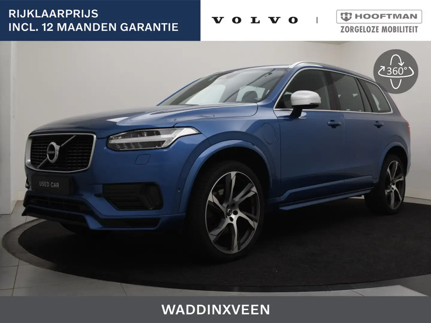 Volvo XC90 T8 PLUG-IN HYBRID AWD R-DESIGN SCHUIFDAK LUCHTVERI Синій - 1