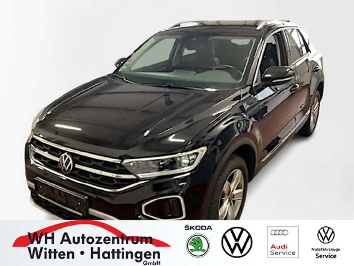 Volkswagen T-Roc 1.5 TSI DSG Style NAVI AHK REARVIEW LED ACC SIT... Schwarz - 1