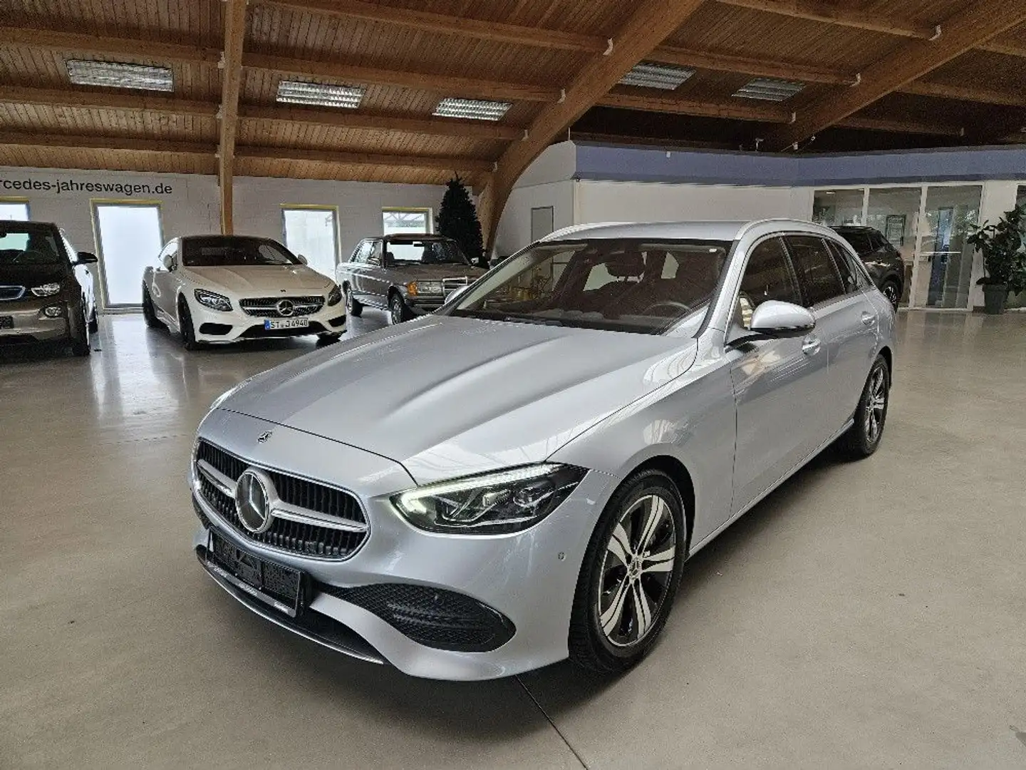 Mercedes-Benz C 220 d T 4M Avantgarde Distronic+Sound+RFK+Tot Argent - 1
