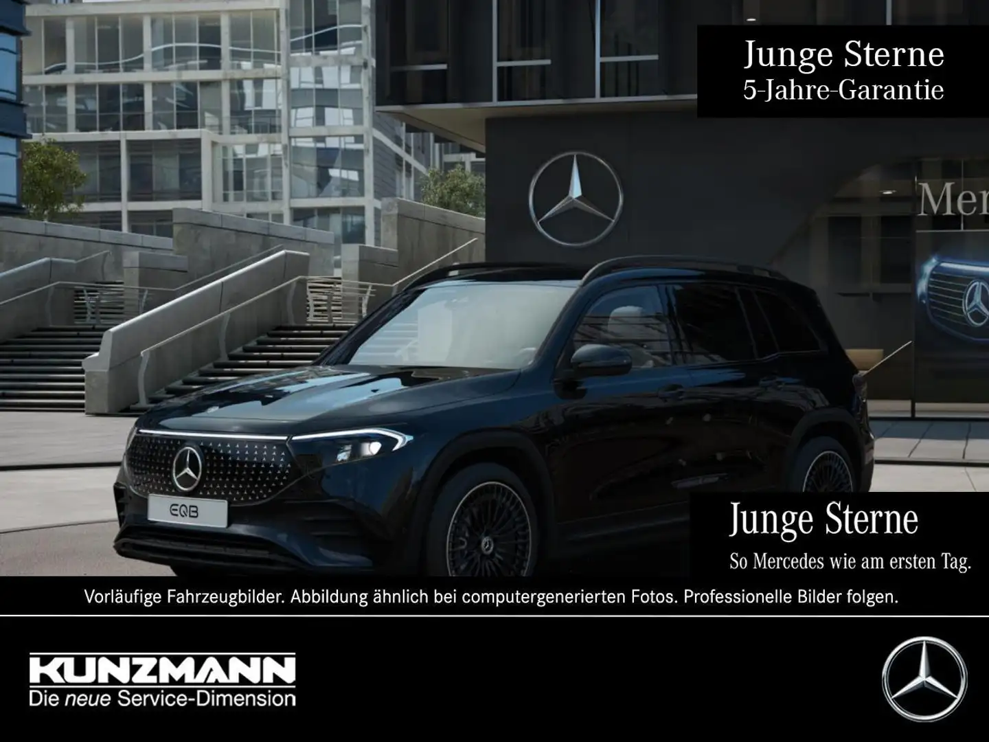 Mercedes-Benz EQB 350 4M AMG Night MBUXNavi-Prem. Kamera EasyP Schwarz - 1