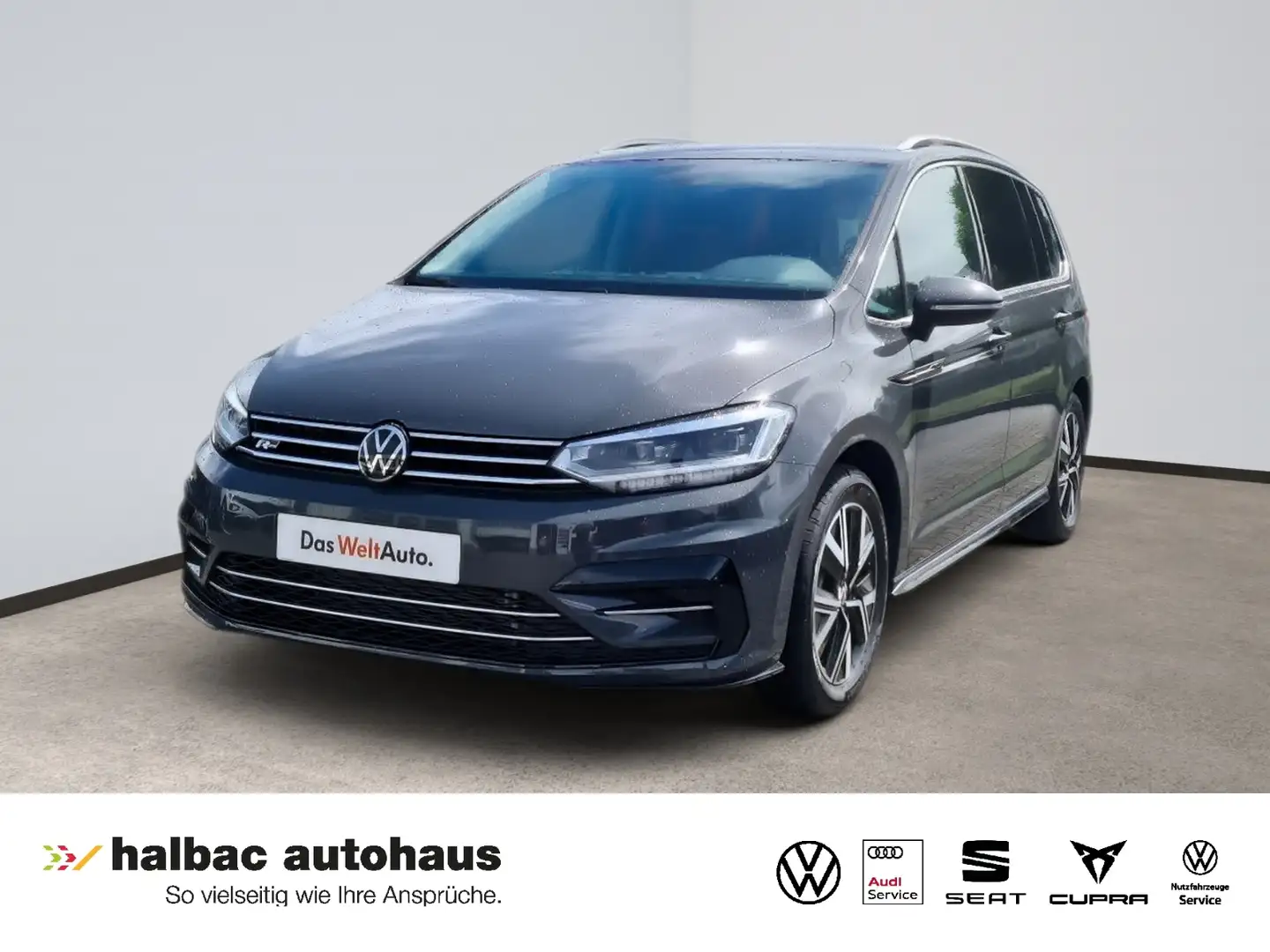 Volkswagen Touran 1.5 TSI DSG Highline+RLINE EXT.+NAVI+LED+ACC+PDC Grau - 1