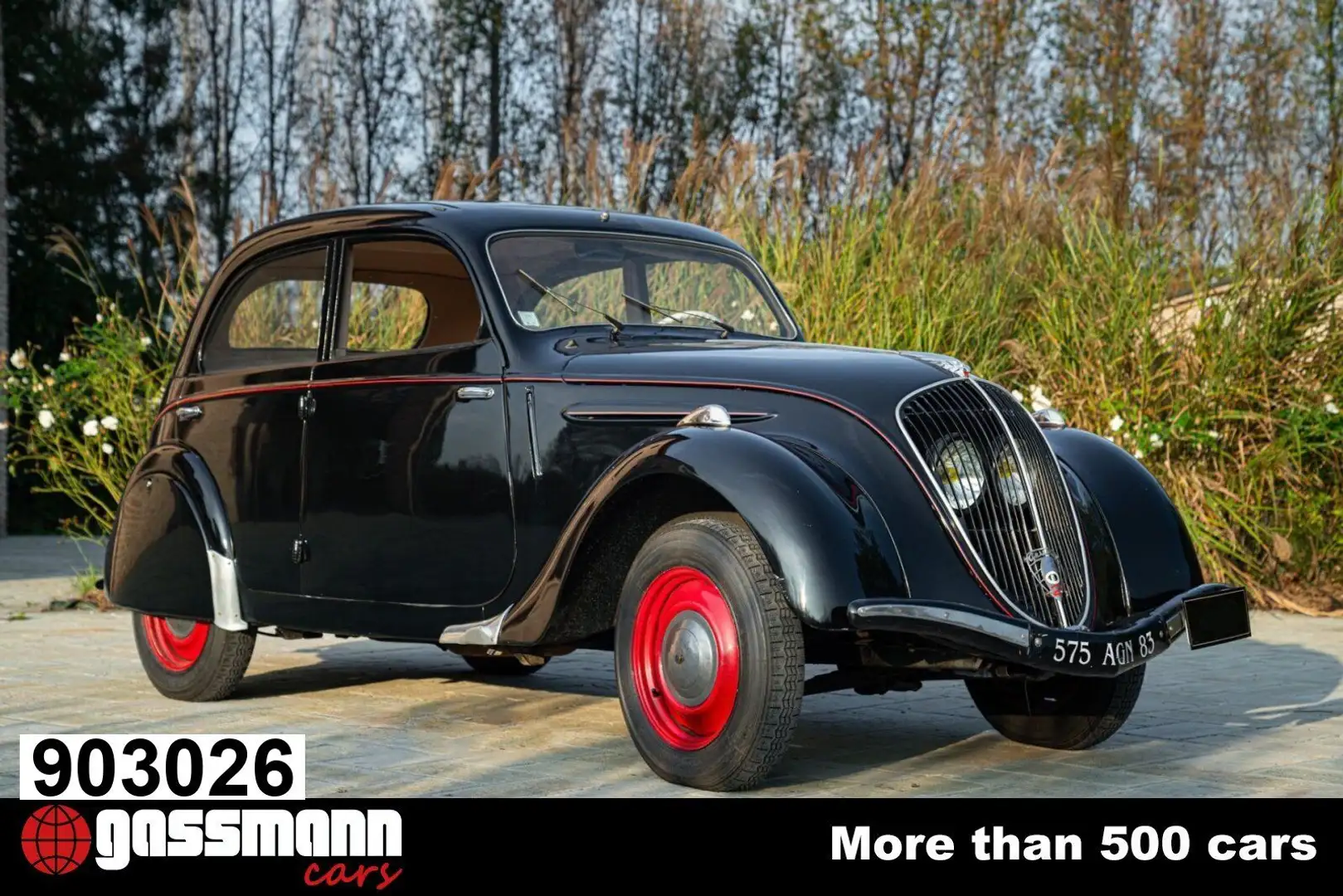 Peugeot 202 BH Limousine Negru - 1