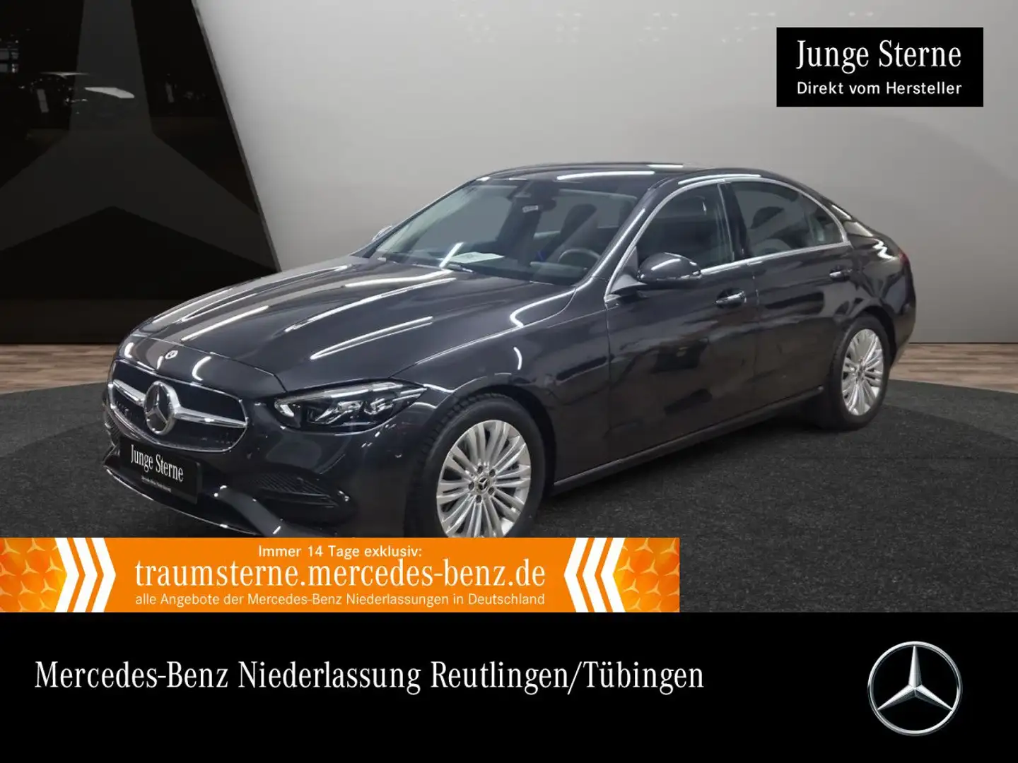 Mercedes-Benz C 200 AVANTG+LED+KAMERA+TOTW+KEYLESS+9G Gris - 1