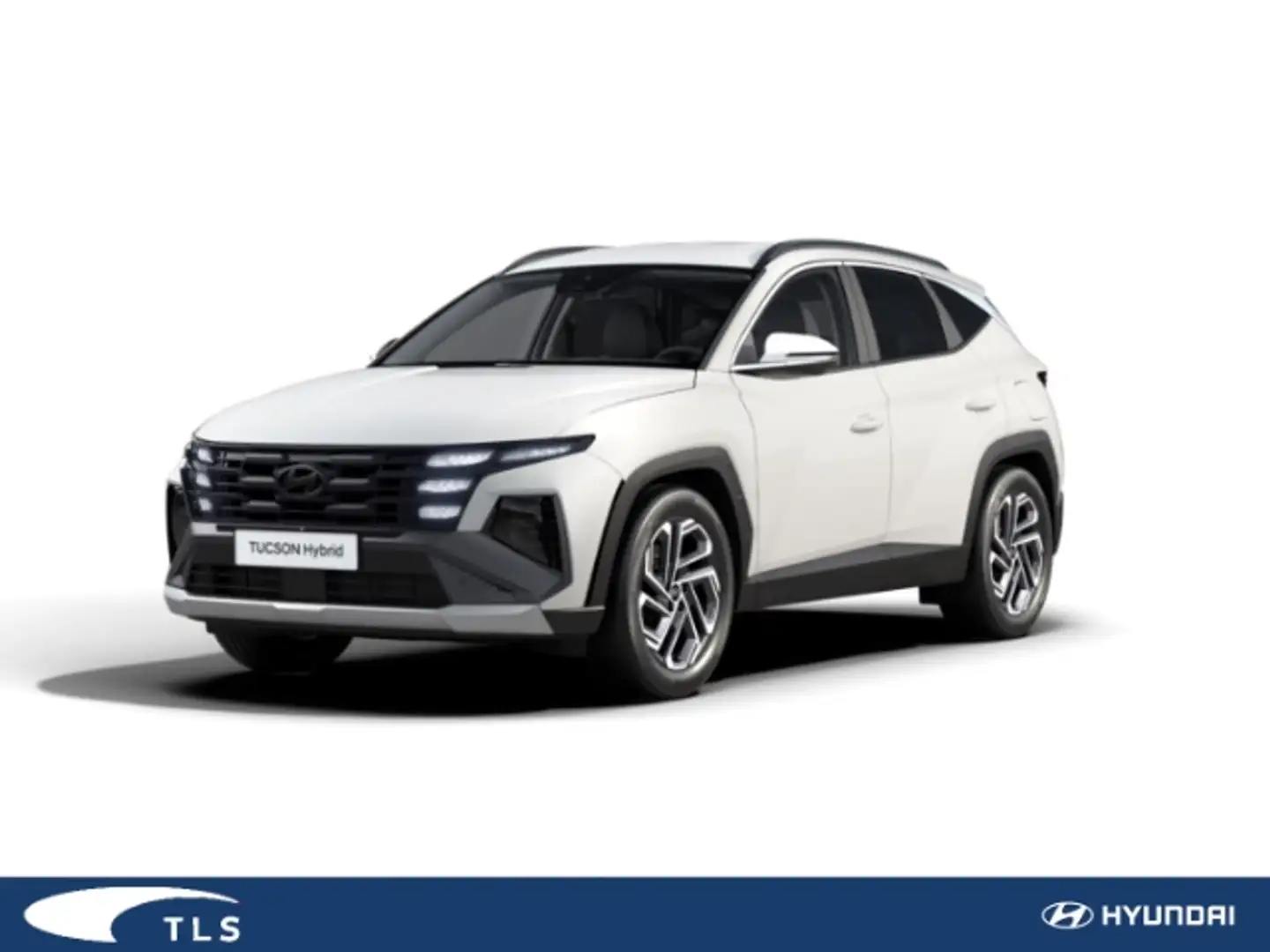 Hyundai TUCSON Prime "Gewerbe" HEV 215PS AT Weiss 2WD Digital Key Weiß - 1