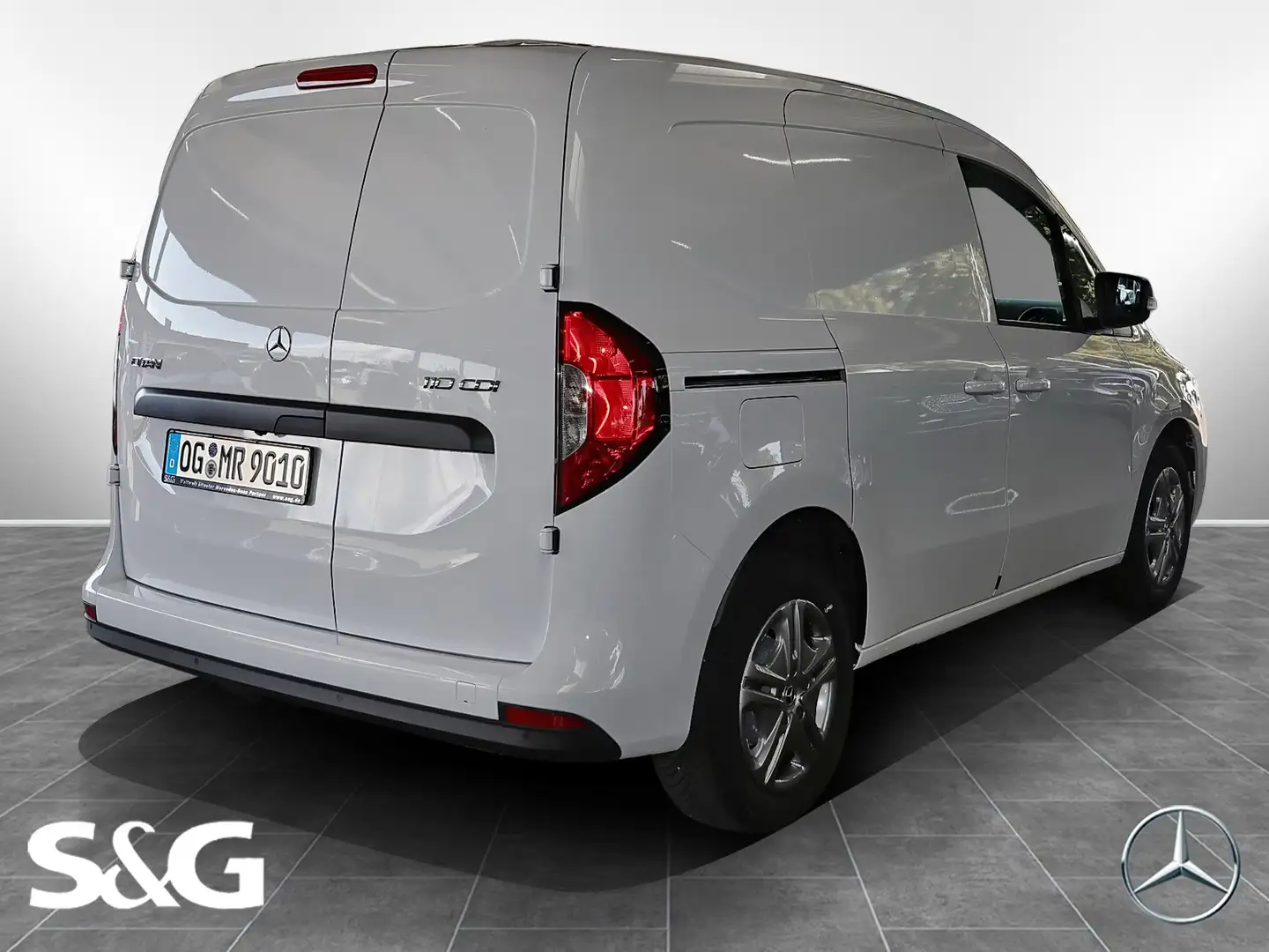 Mercedes-Benz Citan 110 CDI Kasten PRO MBUX+DAB+Totwink+RüKam Blanc - 2