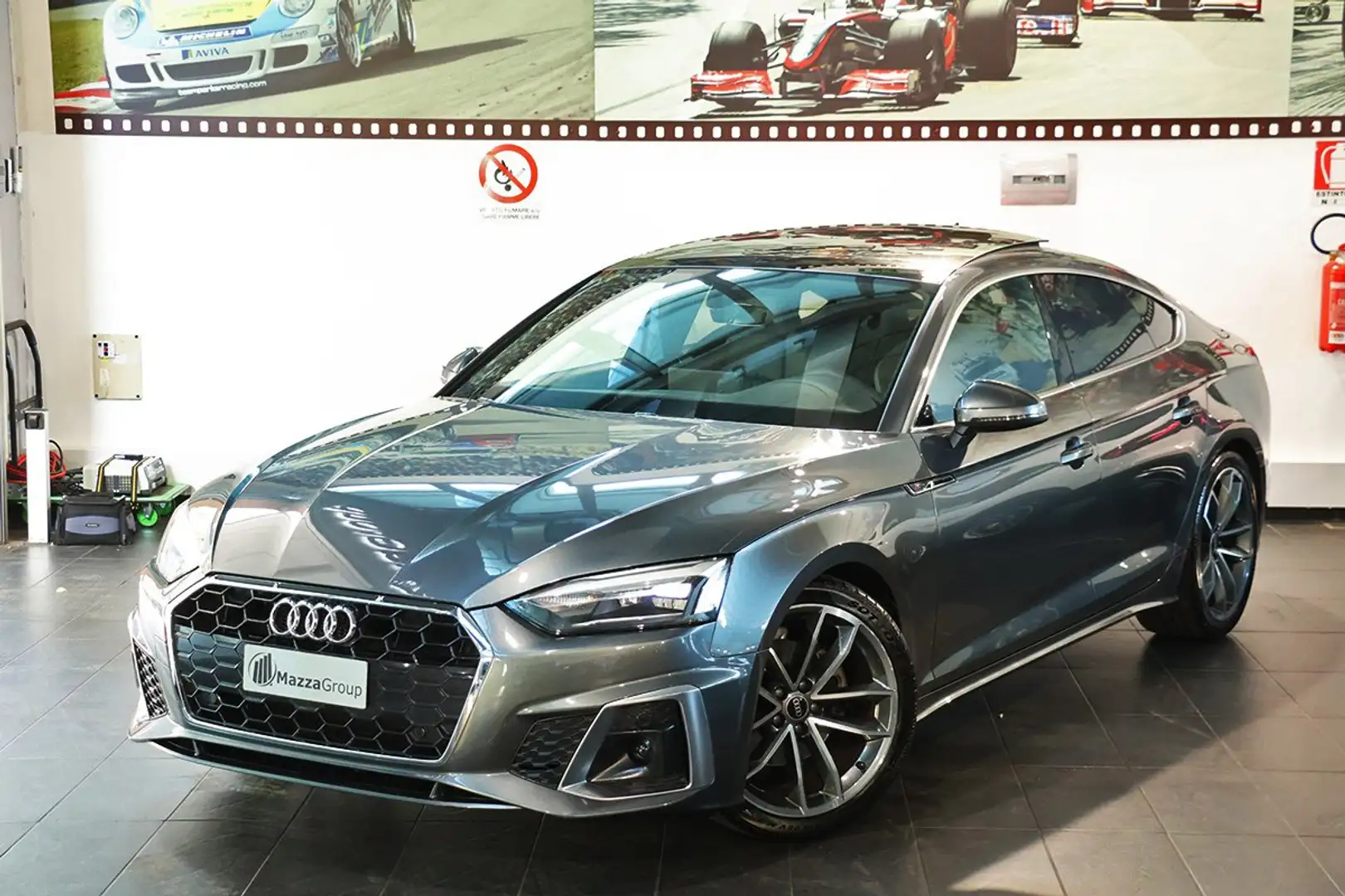 Audi A5 35 TDI Sportback S-Tronic S-Line - SEDILI S/TETTO Grigio - 1