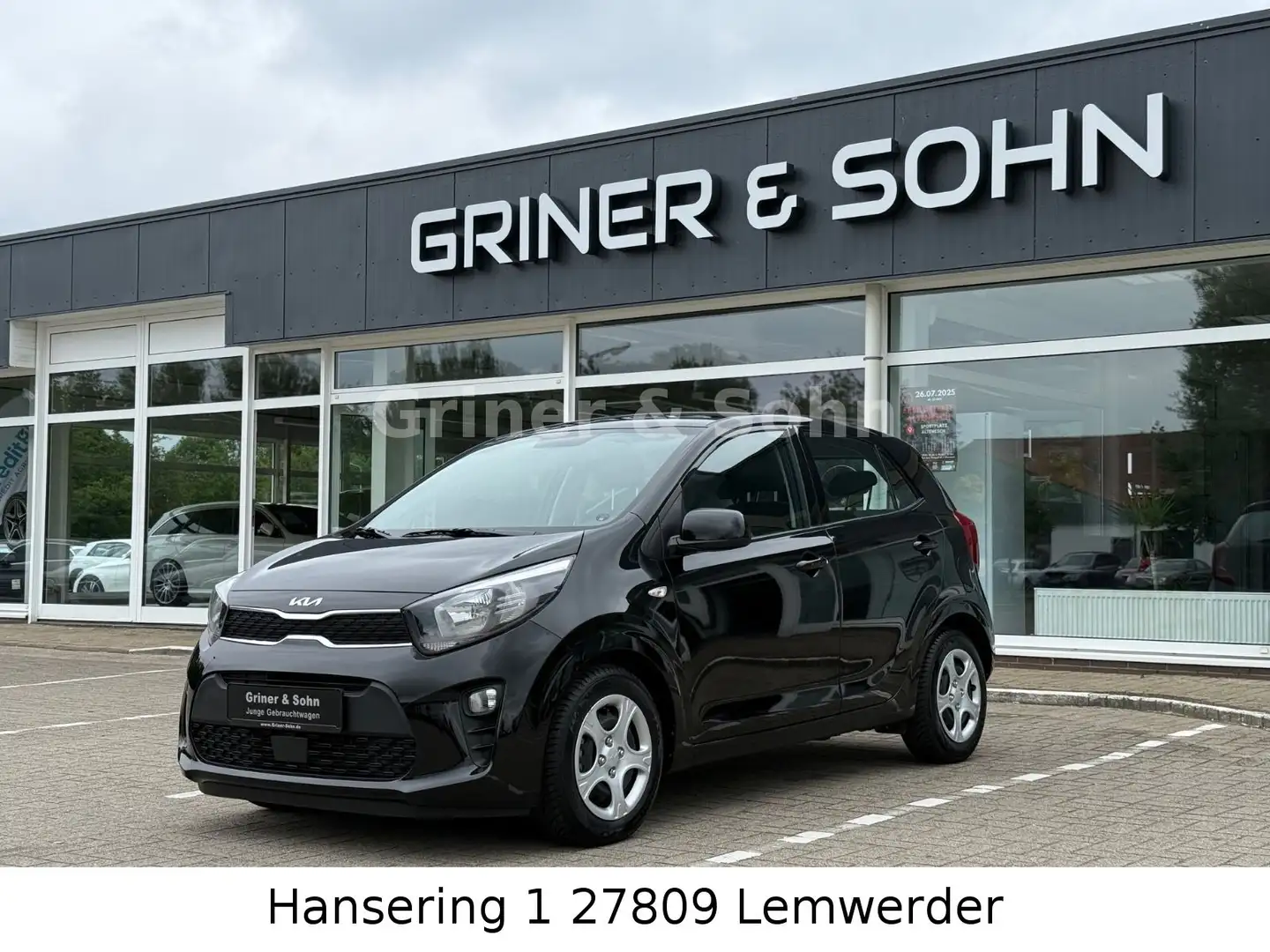 Kia Picanto Edition 7,Sitzheizung+Lenkrad,PDC.3,49% Schwarz - 1