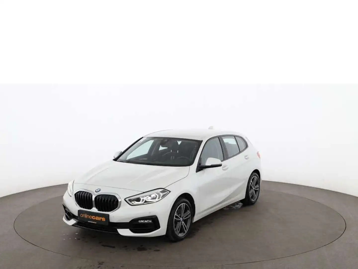 BMW 118 i Sport Line Aut LED AHK NAVI LEDER TEMP PDC Blanco - 1