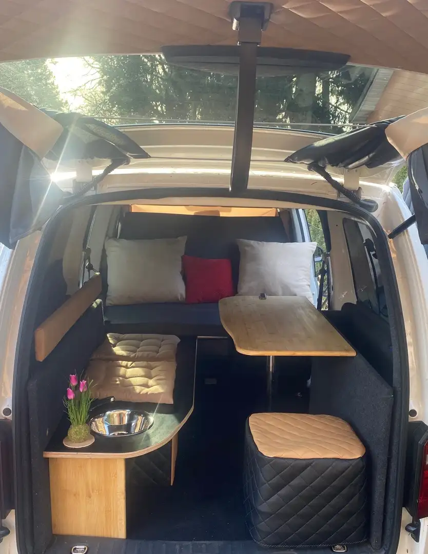 Volkswagen Caddy Maxi 22 TKM ! (California) Camper NEU ! Sthzg.+WC Blanco - 2