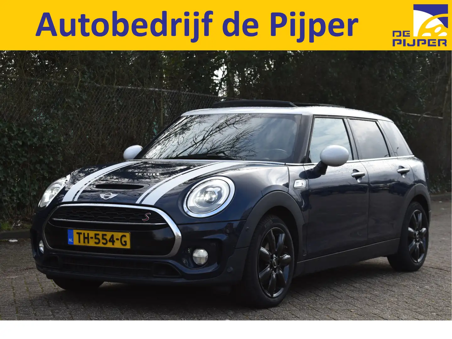 MINI Cooper S Clubman Mini 2.0 Chili 192PK | Open dak | Keyless | Stoelv Modrá - 1