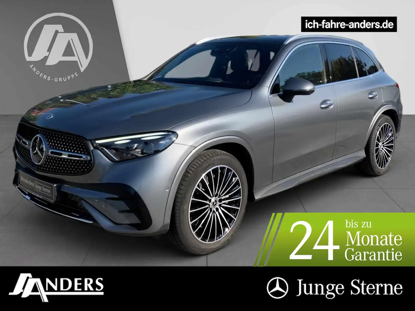 Mercedes-Benz GLC 220 d 4MATIC AMG+Pano+Distr+HA Lenkung+Burm+ Grau - 1