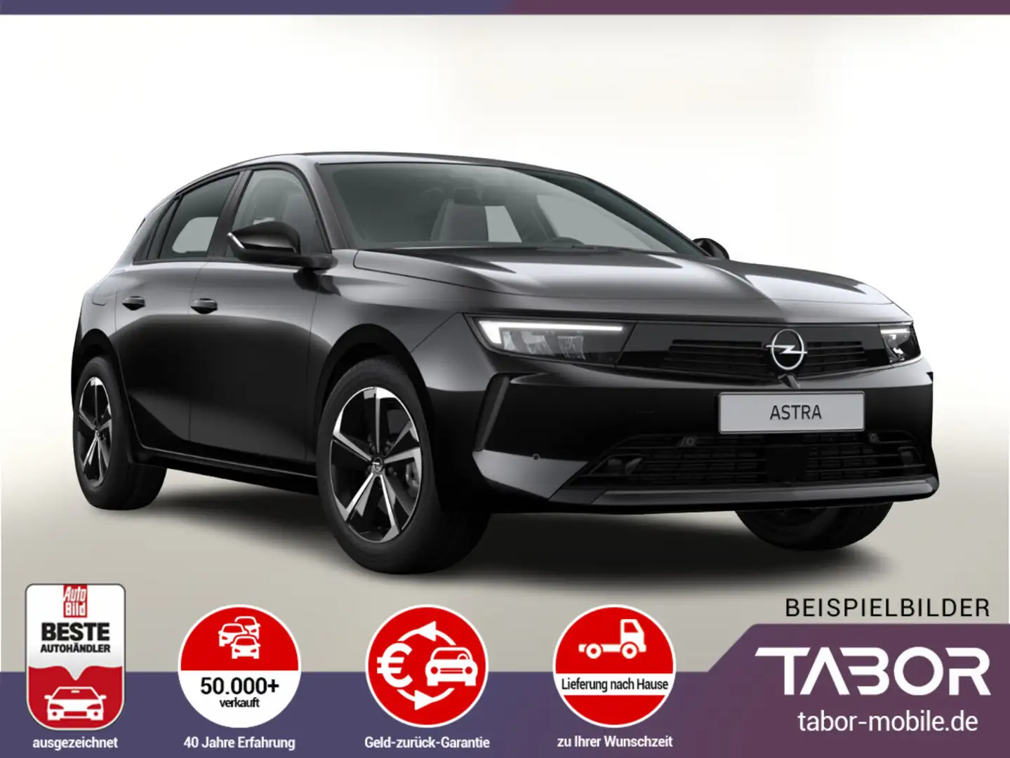 Opel Astra 1.2 130 AT8 Eleg. ACC Keyl Kam PDC LM17Z Schwarz - 1