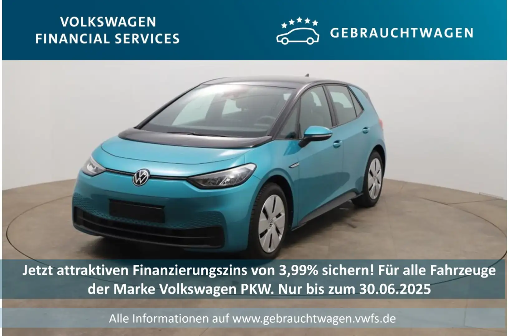 Volkswagen ID.3 Pro 150kW PDC*Klima*NAV Blau - 1