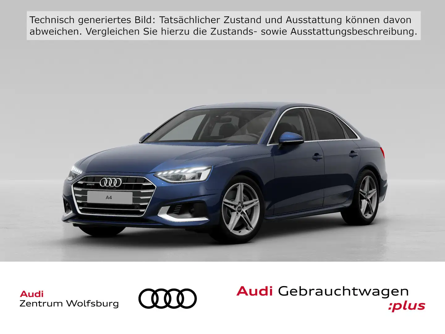 Audi A4 50 TDI quattro tiptronic advanced LED/Stand/A Blue - 1