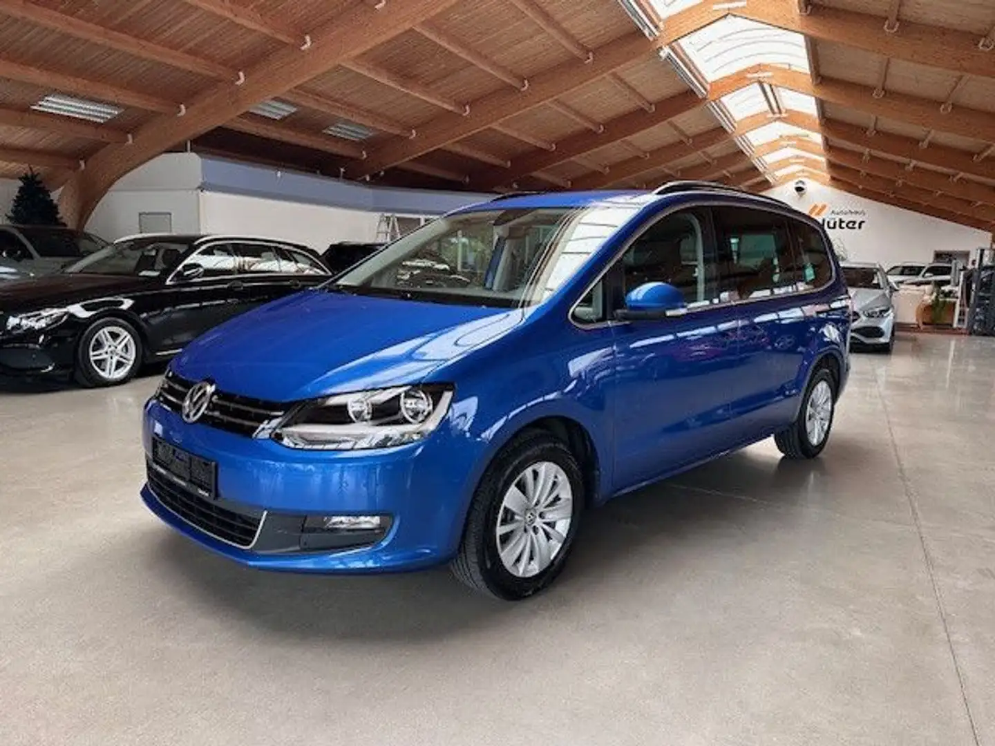 Volkswagen Sharan 1.4 TSI Comfortline AHK Blau - 1