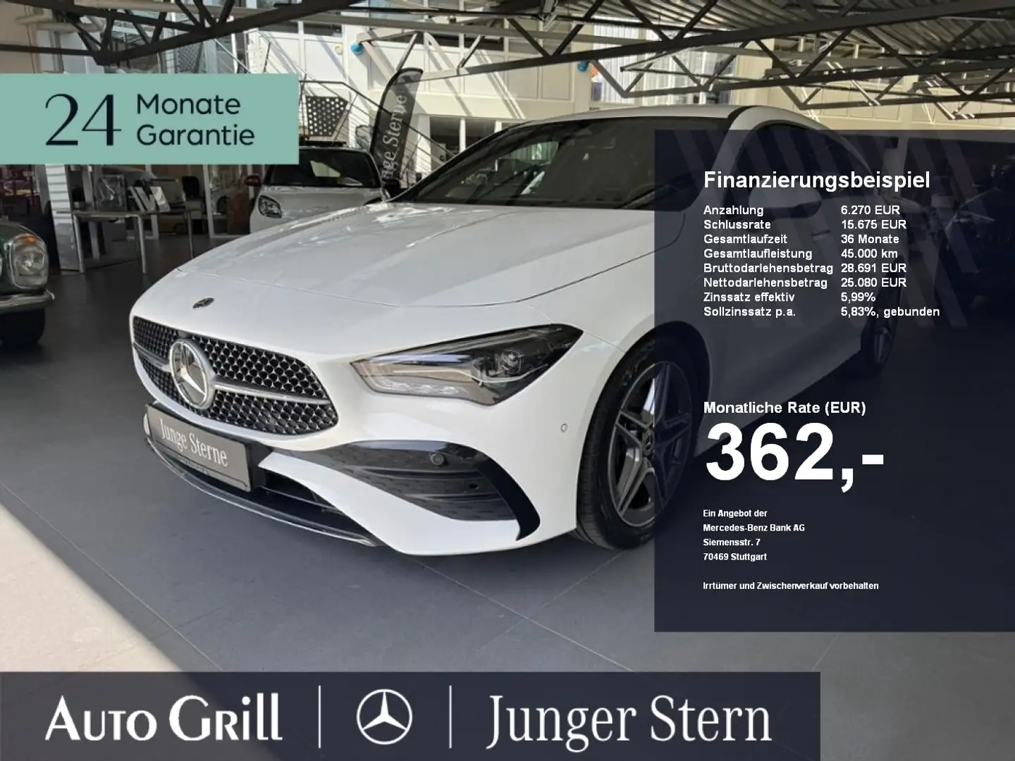 Mercedes-Benz CLA 200 SB AMG LED MBUX Kamera KeyGO DistronicOD White - 1