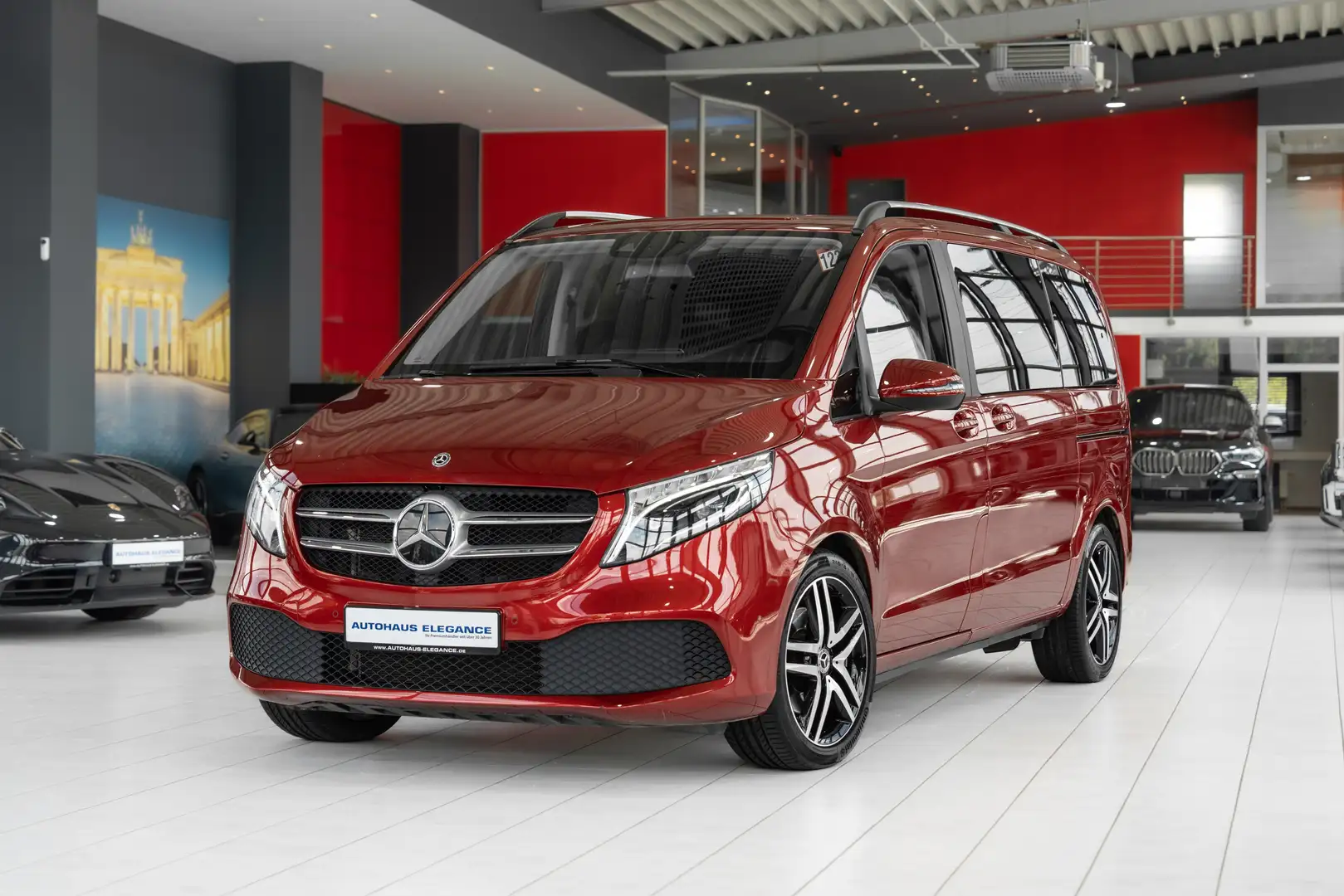 Mercedes-Benz V 250 d EDITION kompakt*SPORT-FAHRWERK*SPORT-PAKET Rot - 1