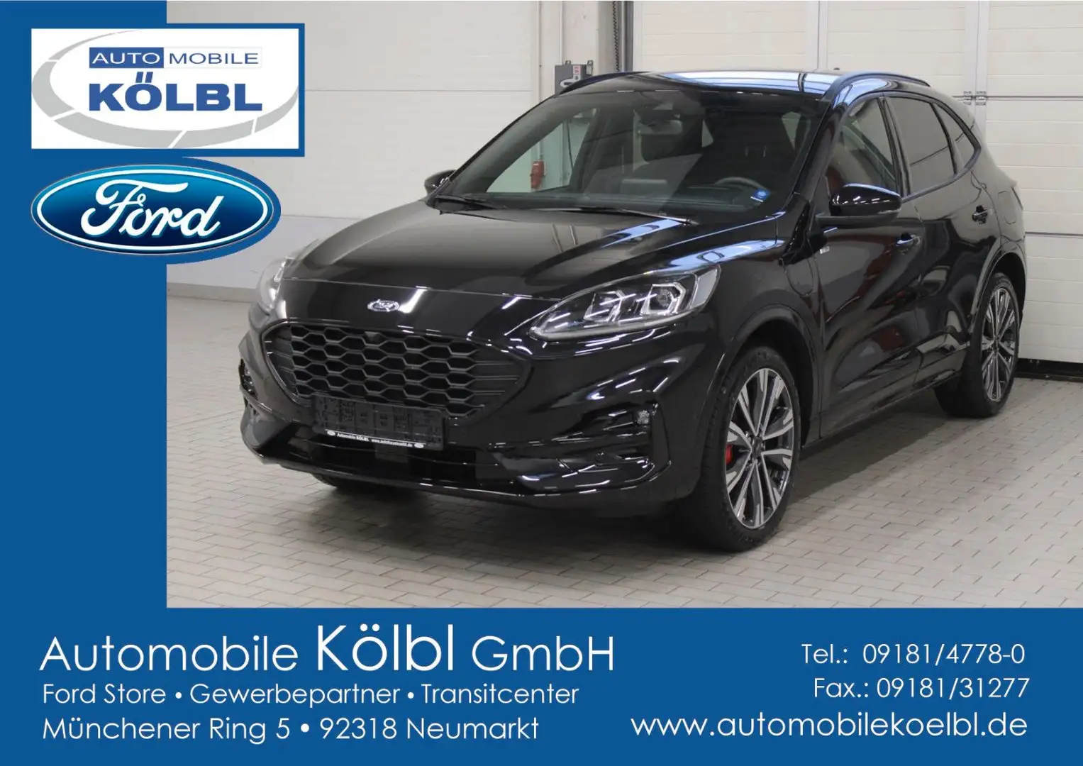 Ford Kuga Plug-in-Hybrid ST-Line X, NAVI/iACC/LMR20'' Schwarz - 1