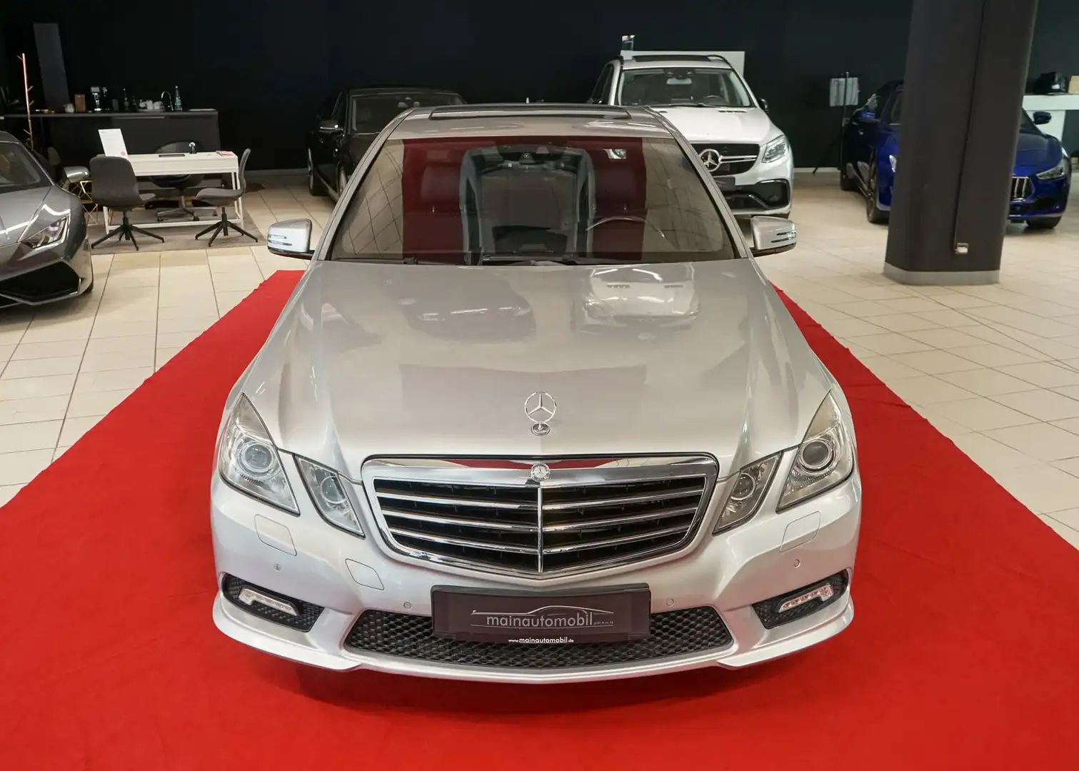 Mercedes-Benz E 350 CDI BE 4M AMG AHK Schiebedach Kamera HarmK Argent - 2