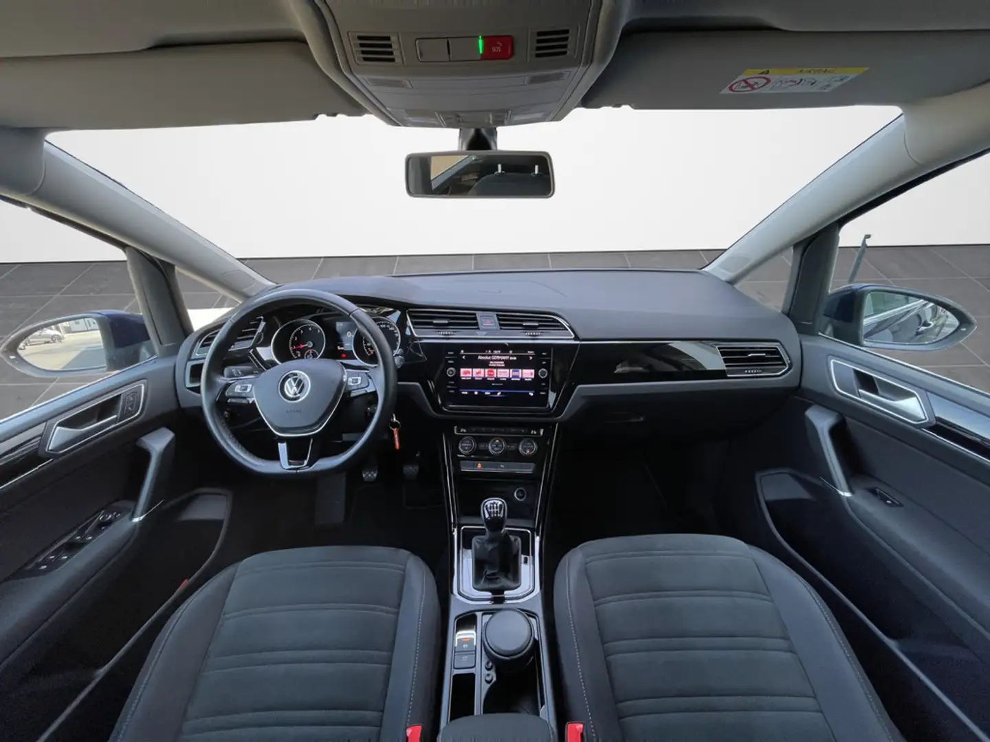 Volkswagen Touran 1.5 TSI Highline CLIMAT+LED+7SITZE+8-FACH Blau - 2