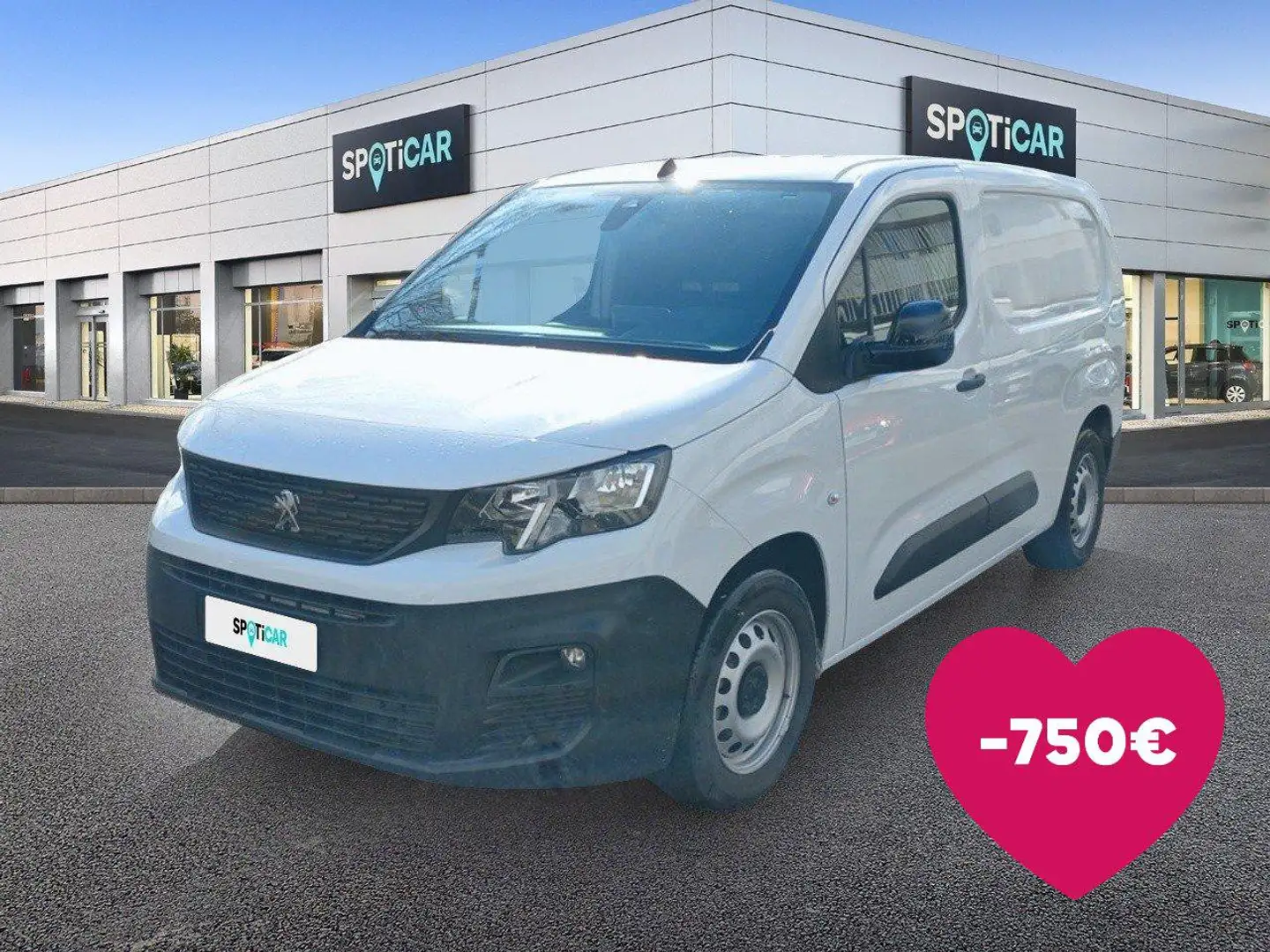Peugeot Partner 50kwH 136cv L2 Premium Blanc - 1